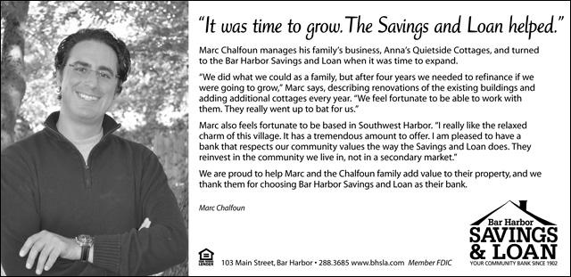 Bar Harbor Savings & Loan Ad